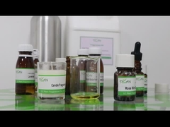 Esempi gratuiti candela profumata rosa menta fragranza essenza concentrata