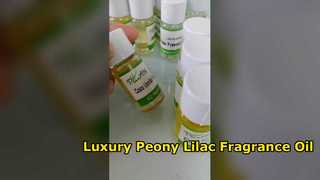 Olio profumato premium di peonia e lillà per diffusori