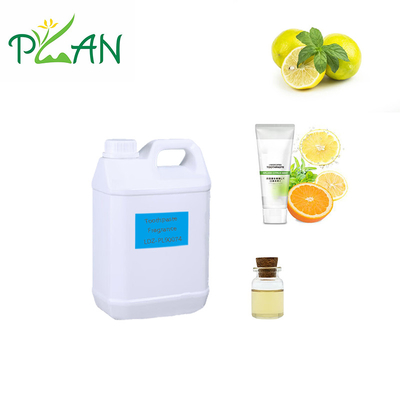 Crema dentifricia 100% pura di menta di agrumi biologici profumo giallo chiaro profumo olio essenziale