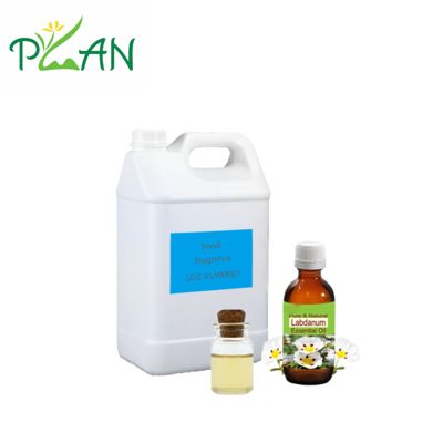 Olio essenziale di labdano naturale commestibile con aroma profondo e complesso e sapore resinato balsamico per alimenti e bevande con campione gratuito