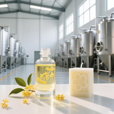 Fragranze per candele di soia Olio profumato di osmanthus per la produzione di candele profumate con campione gratuito