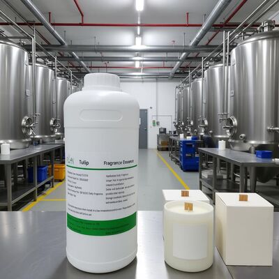 Candele profumate di tulipani Olio profumato con architettura floreale multicapa di bouquet floreale per processi caldi Candele profumate Produzioni